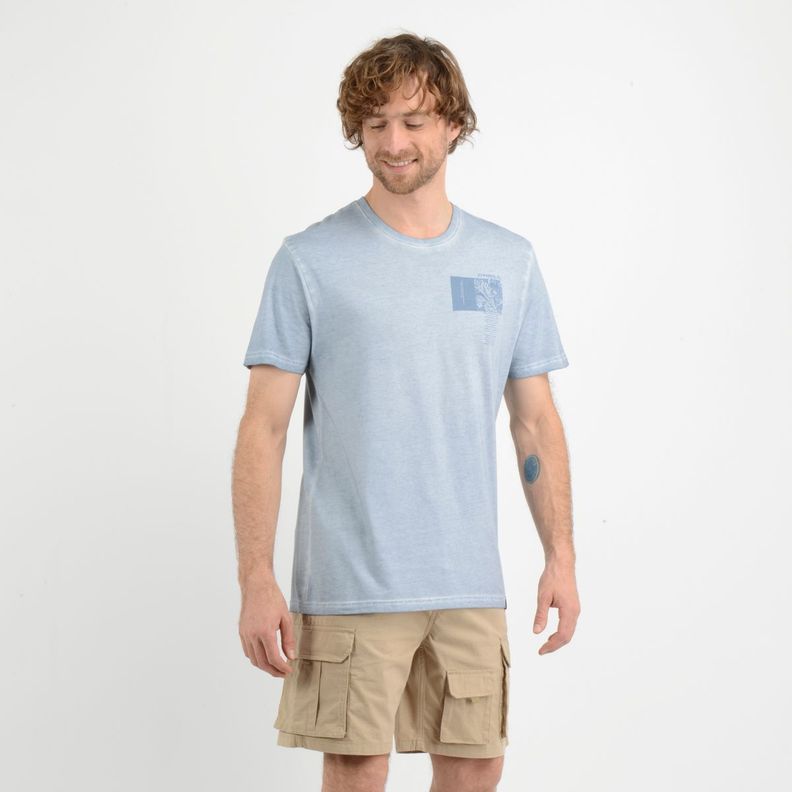 POLERA MANGA CORTA CRUCER AZUL-2