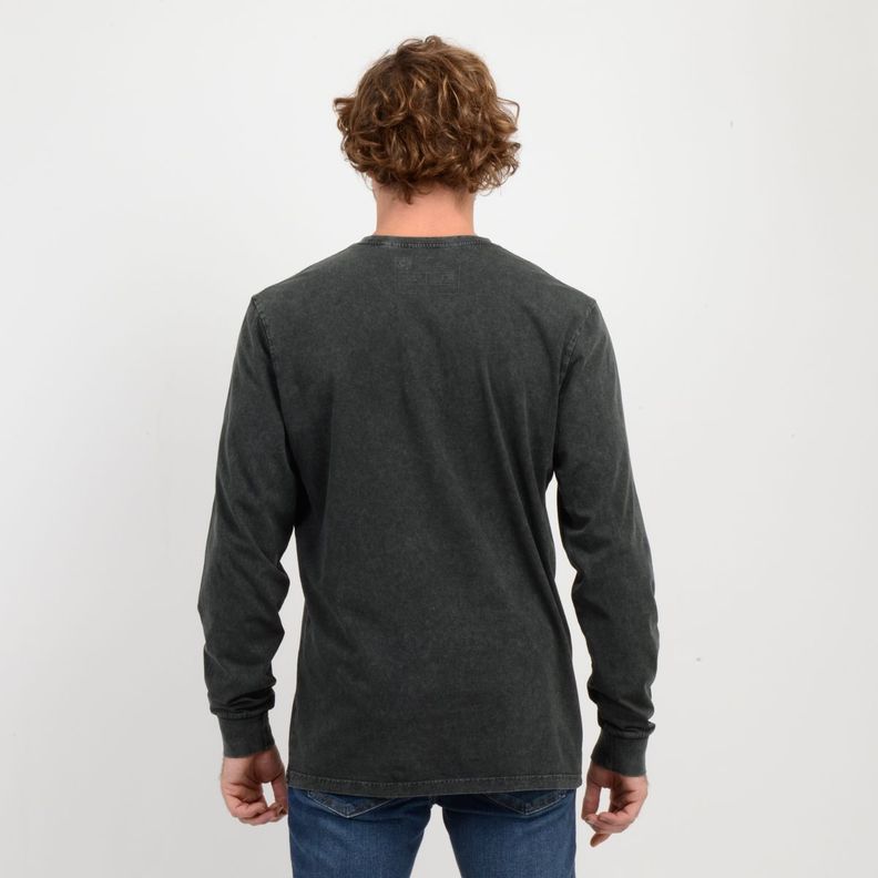 POLERA MANGA LARGA DITHER  NEGRO-1