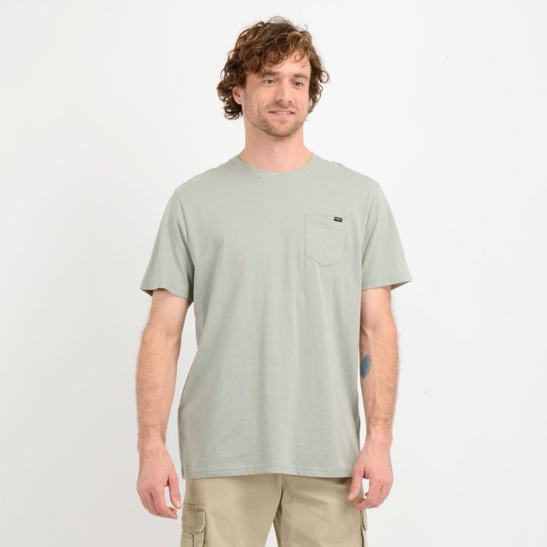 POLERA MANGA CORTA EAST CLIFF  VERDE-0