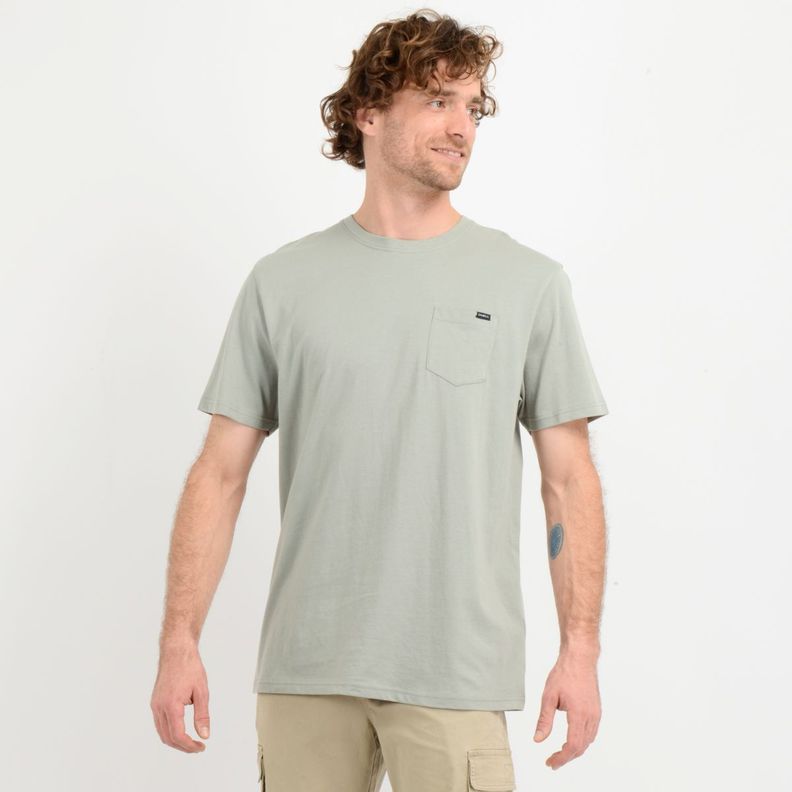 POLERA MANGA CORTA EAST CLIFF  VERDE-1