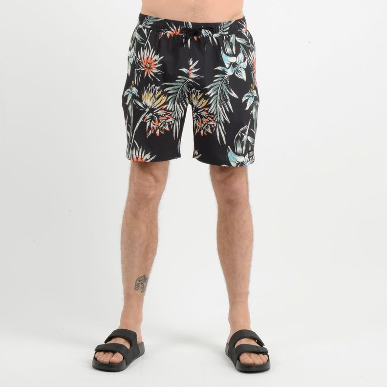 BOARDSHORT TROPICANA VOLLEY  NEGRO-0