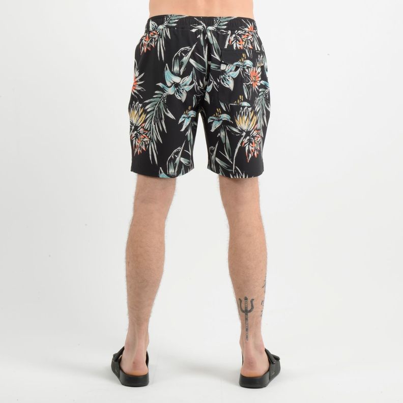 BOARDSHORT TROPICANA VOLLEY  NEGRO-1