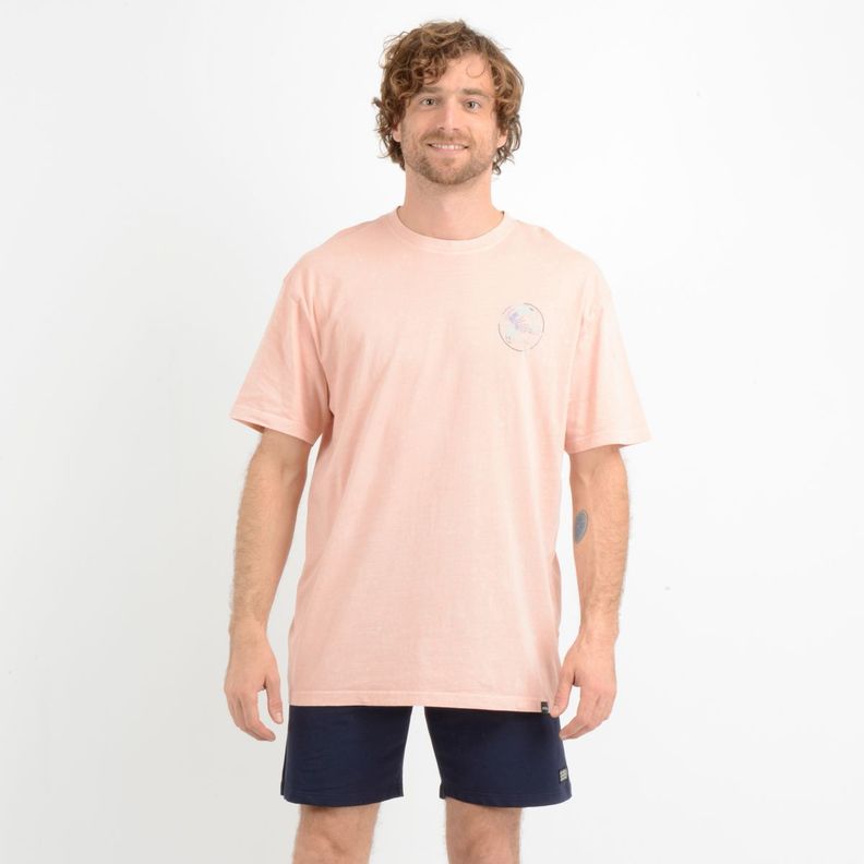 POLERA MANGA CORTA CORE ROSADO-0