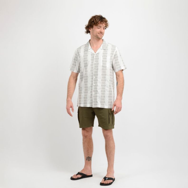 CAMISA MANGA CORTA IRIE  BEIGE-1