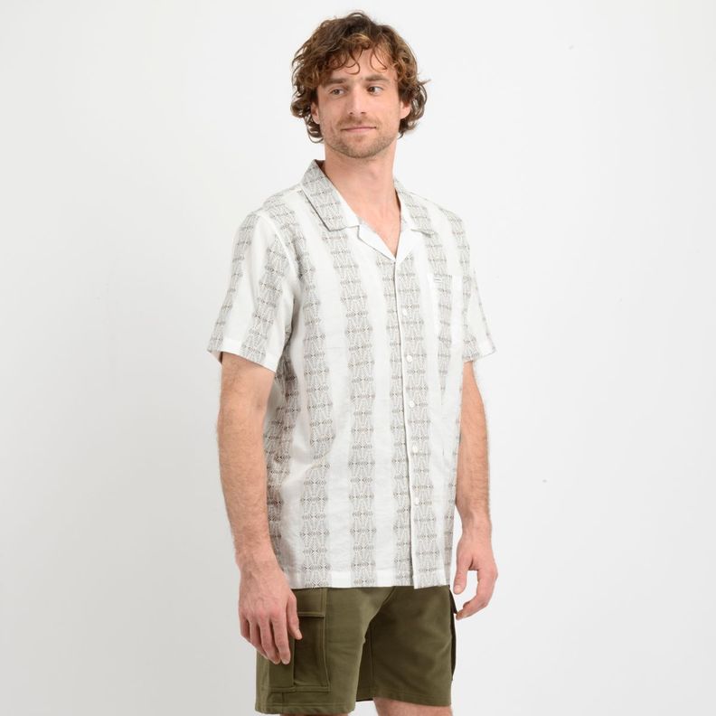 CAMISA MANGA CORTA IRIE  BEIGE-3