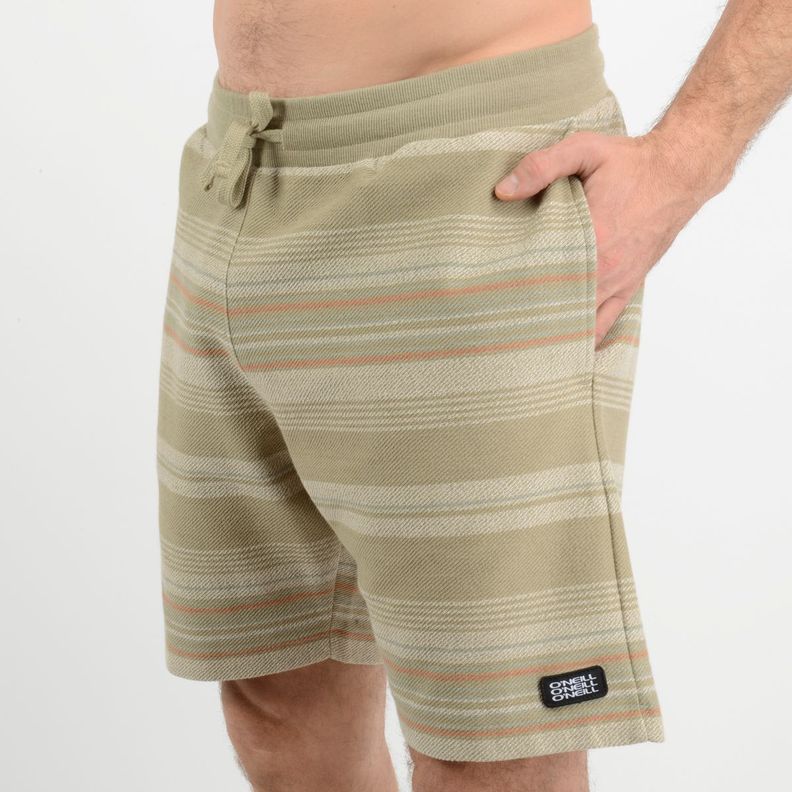 BERMUDA BAVARO  STRIPE SHORT  BEIGE-3