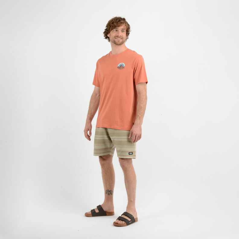 BERMUDA BAVARO  STRIPE SHORT  BEIGE-9