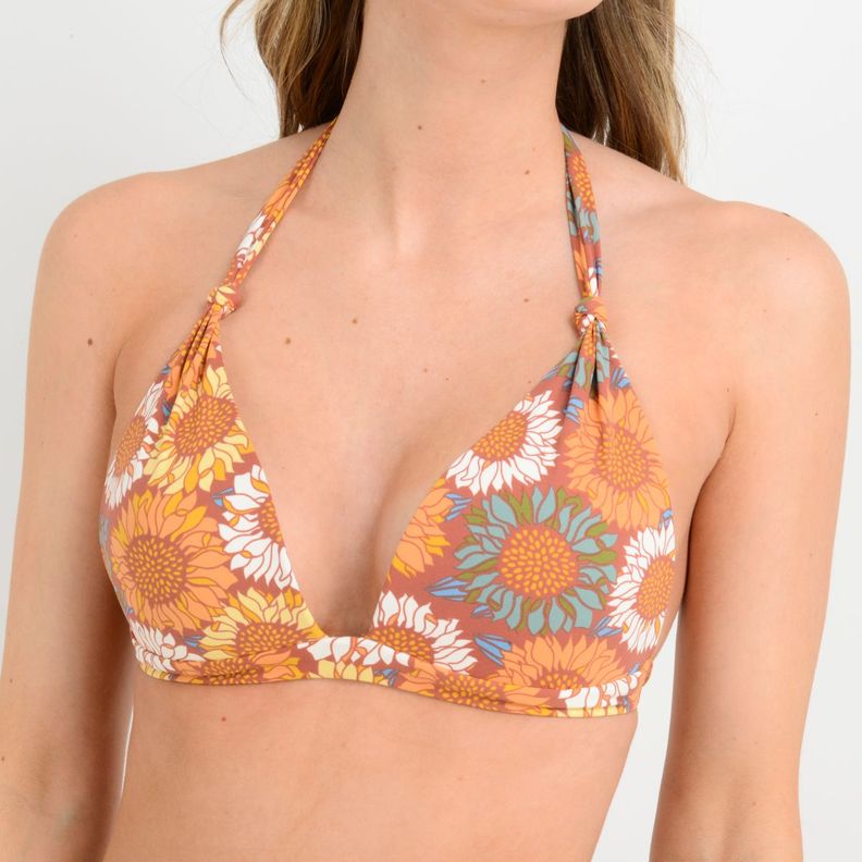 BIKINI  SUNFLOWERS NARANJO-4