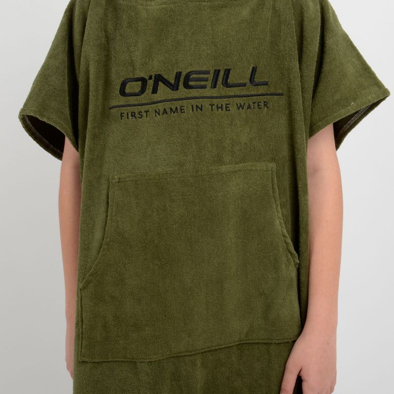 PONCHO TOALLA CALI BOY VERDE OSCURO-4