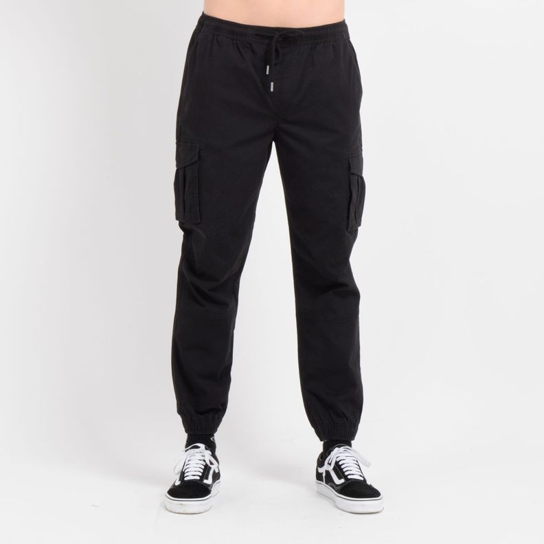PANTALON DRIFT CARGO NEGRO-0