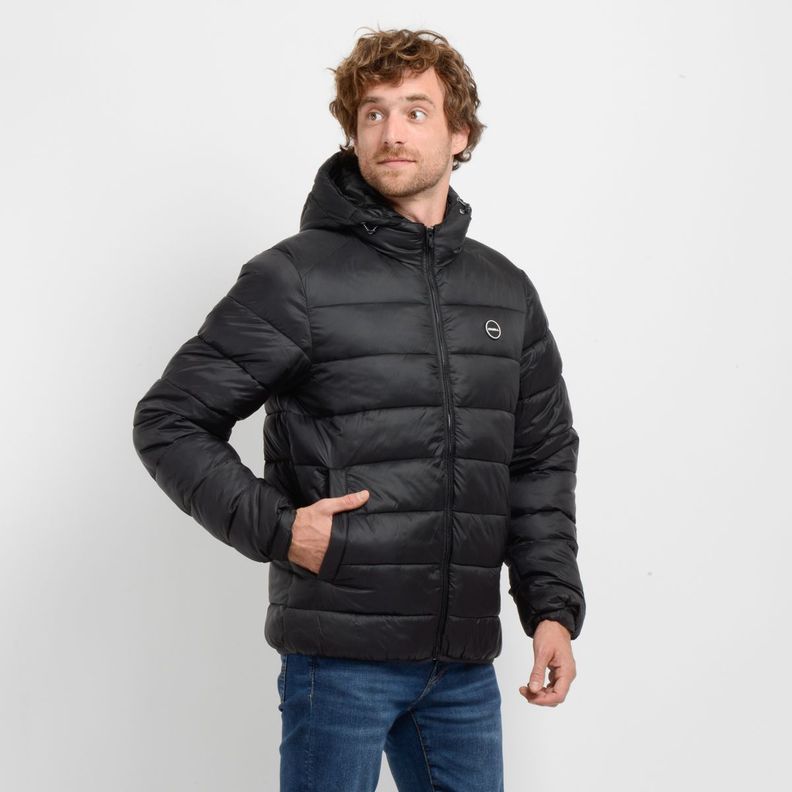 PARKA GLASSY PUFF II NEGRO-3