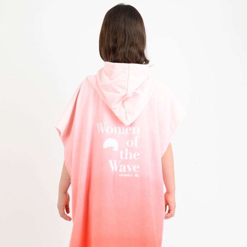 PONCHO TOALLA WOW GIRL  NARANJO-3