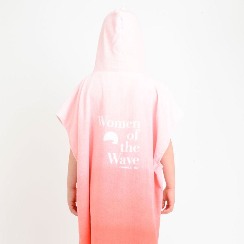 PONCHO TOALLA WOW GIRL  NARANJO-4