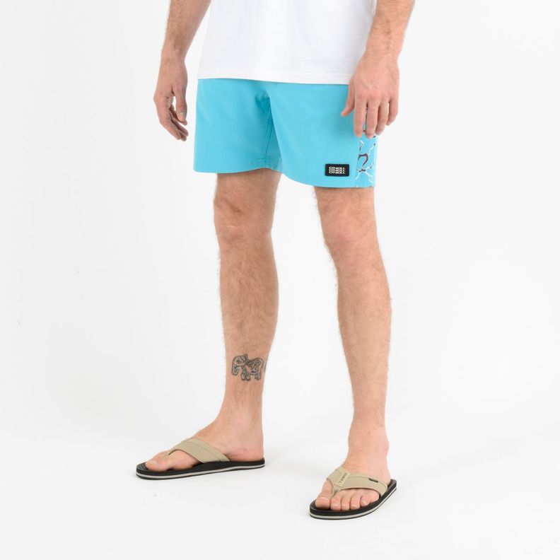 BOARDSHORT VERT  AZUL-2