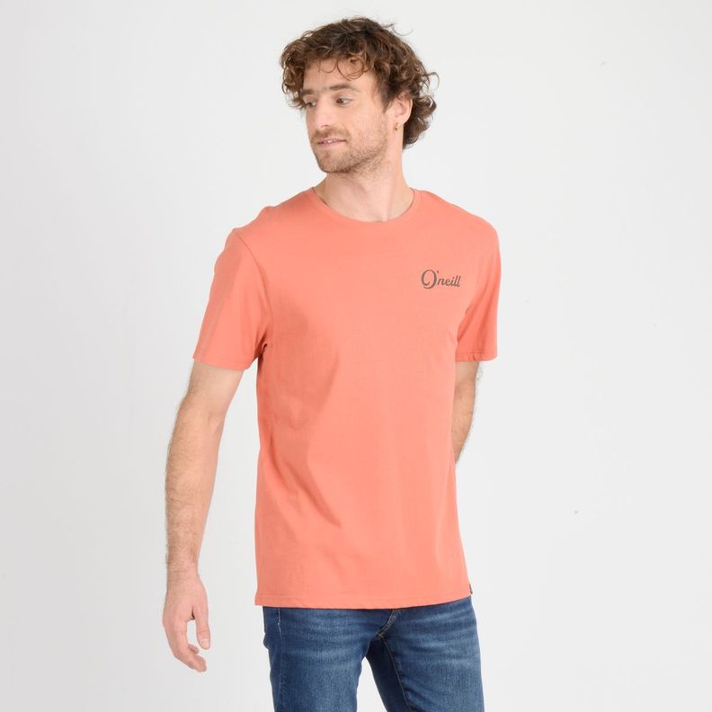 POLERA MANGA CORTA COMBO  NARANJO-4