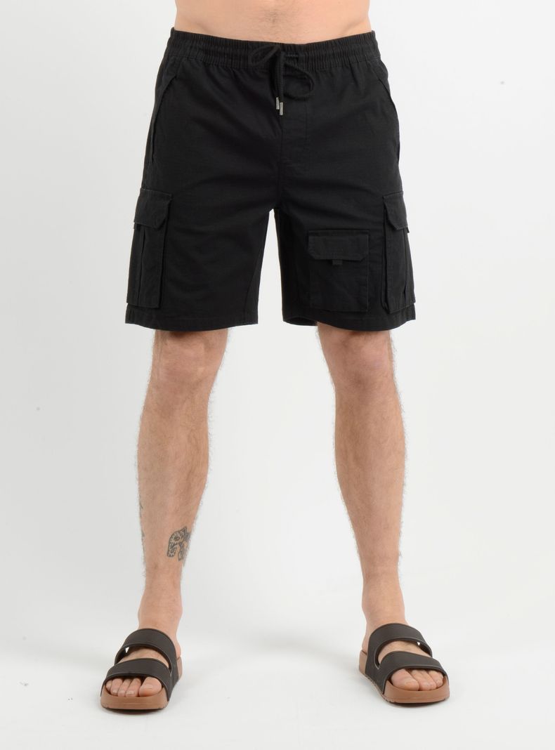 BERMUDA ESSENTIAL CARGO  NEGRO-2