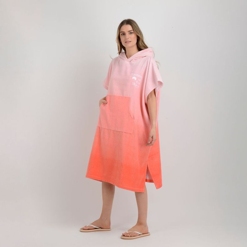 PONCHO TOALLA WOW NARANJO-1