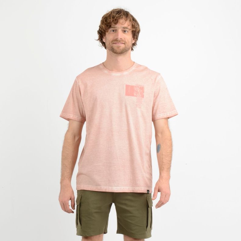 POLERA MANGA CORTA CRUCER ROSADO-0