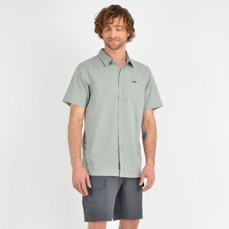 CAMISA MANGA CORTA HORIZON  VERDE-2