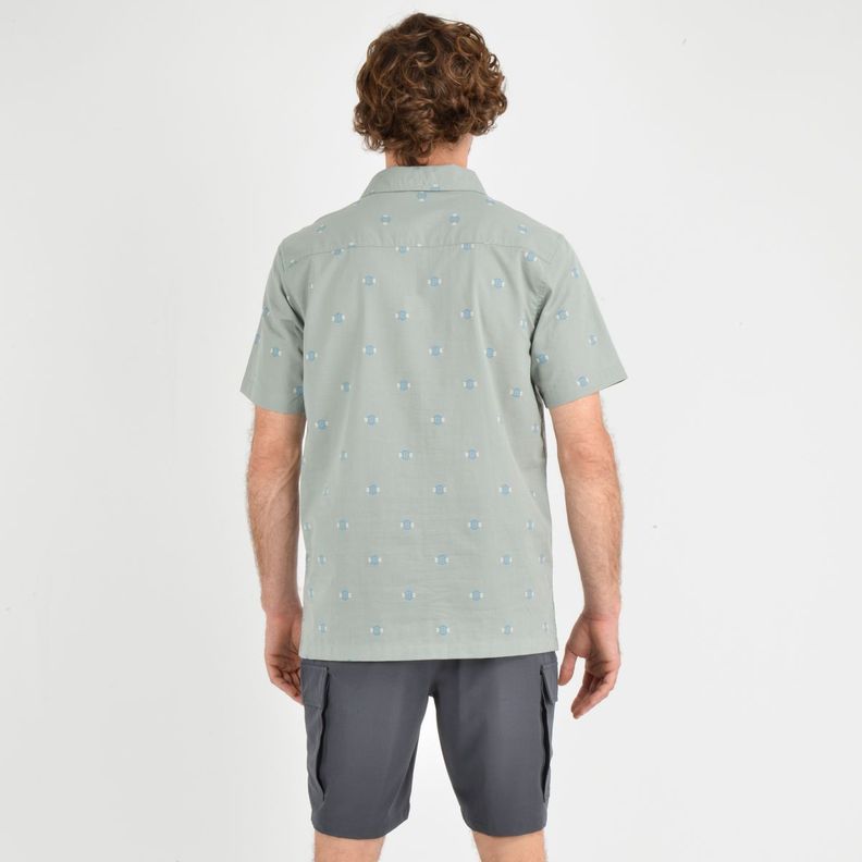 CAMISA MANGA CORTA HORIZON  VERDE-3