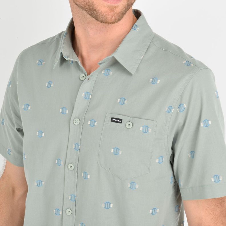 CAMISA MANGA CORTA HORIZON  VERDE-4