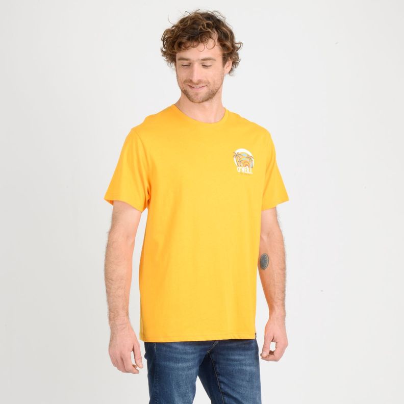 POLERA MANGA CORTA REPEATER  AMARILLO-4