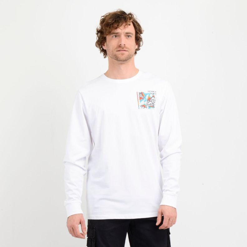POLERA MANGA LARGA PACIFIC  BLANCO-0