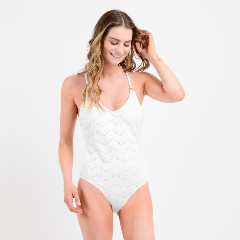 TRAJE DE BAÑO ENTERO WILEY  BLANCO-2