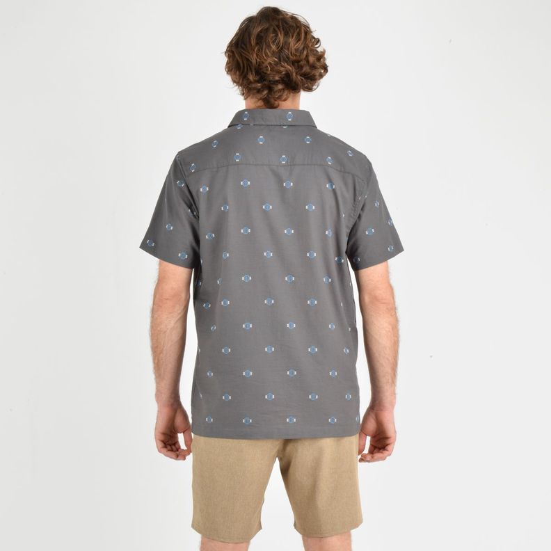 CAMISA MANGA CORTA HORIZON  GRIS-3