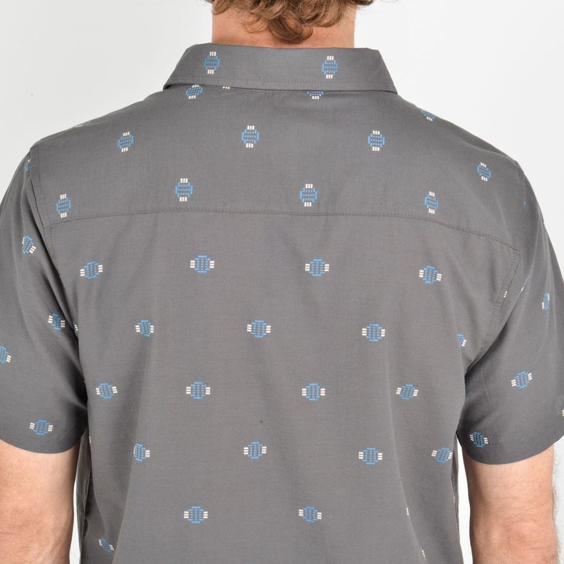 CAMISA MANGA CORTA HORIZON  GRIS-5