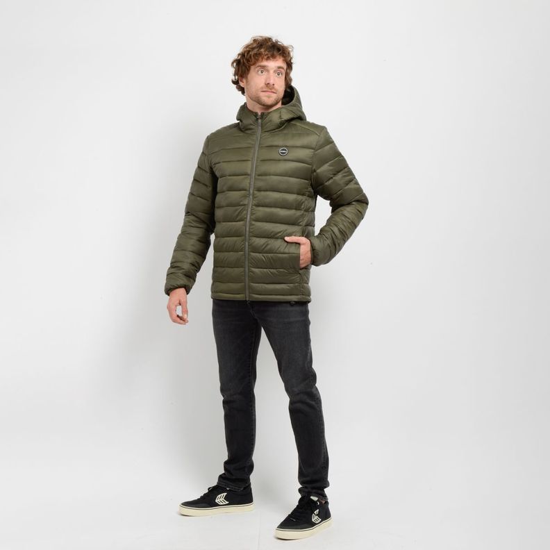 PARKA ESSENTIAL HOOD II VERDE OSCURO-2