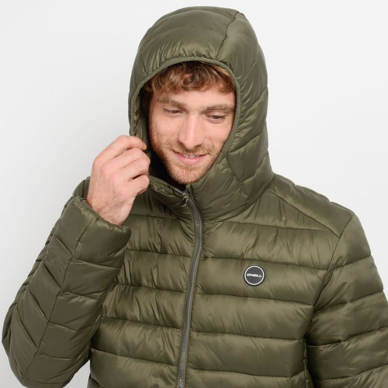 PARKA ESSENTIAL HOOD II VERDE OSCURO-5