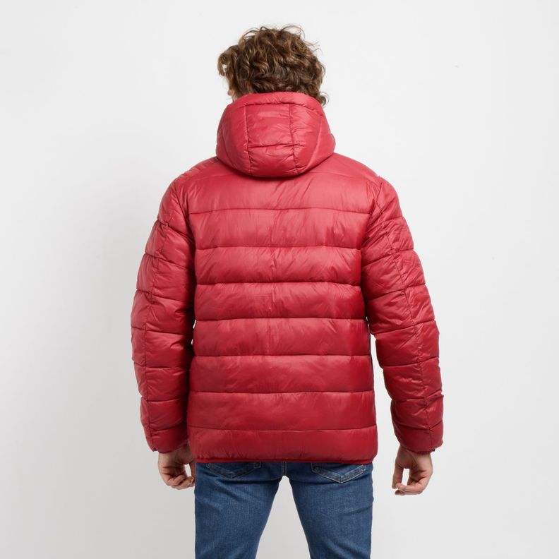PARKA GLASSY PUFF II ROJO OSCURO-1