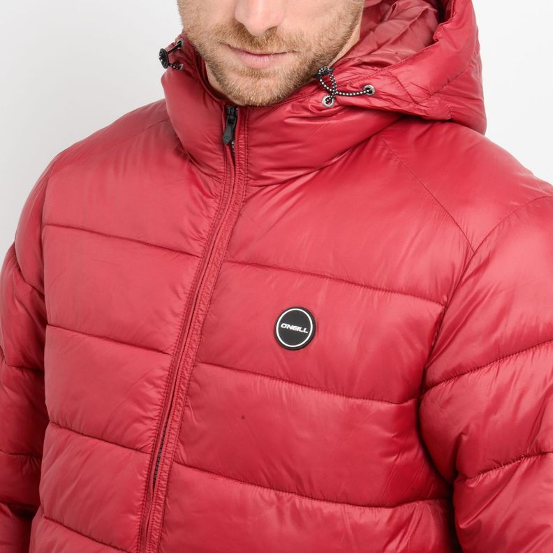 PARKA GLASSY PUFF II ROJO OSCURO-4