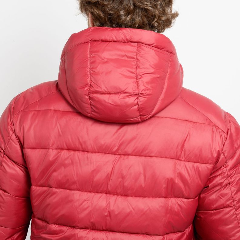 PARKA GLASSY PUFF II ROJO OSCURO-5