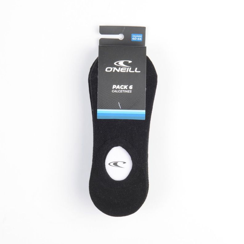 SIXPACK CALCETINES DAILY FOOTIE NEGRO-0