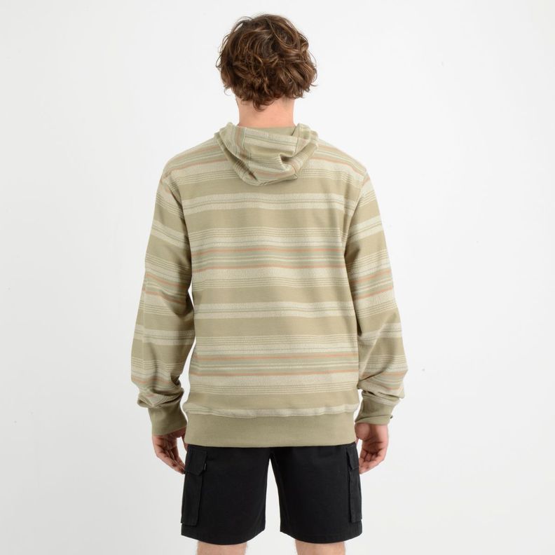 POLERON HOODIE BAVARO STRIPE  BEIGE-3