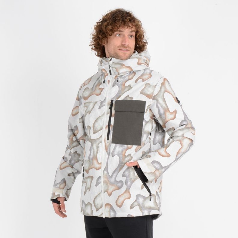 PARKA TECNICA UTILITY JACKET BEIGE CLARO 10K/10K-3
