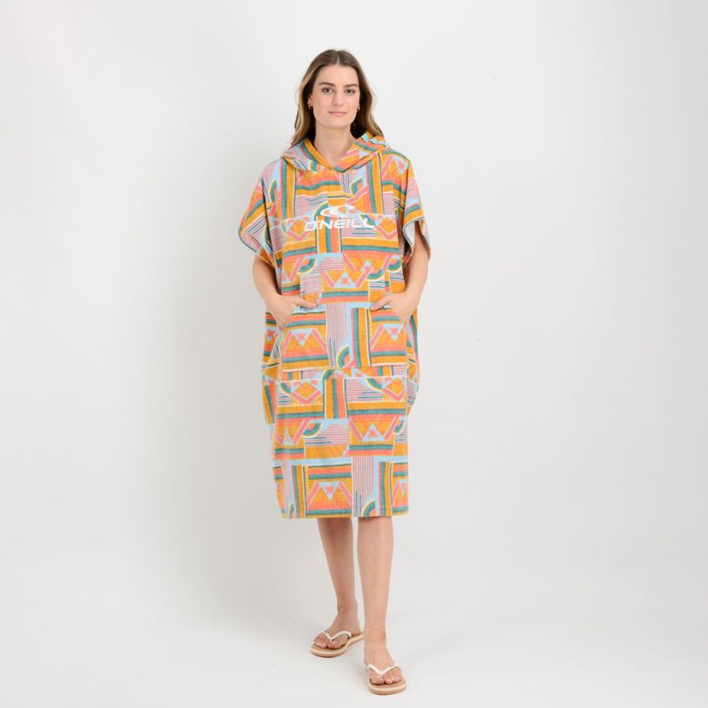 PONCHO TOALLA ARTGEO AMARILLO-0