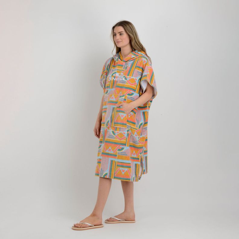 PONCHO TOALLA ARTGEO AMARILLO-1