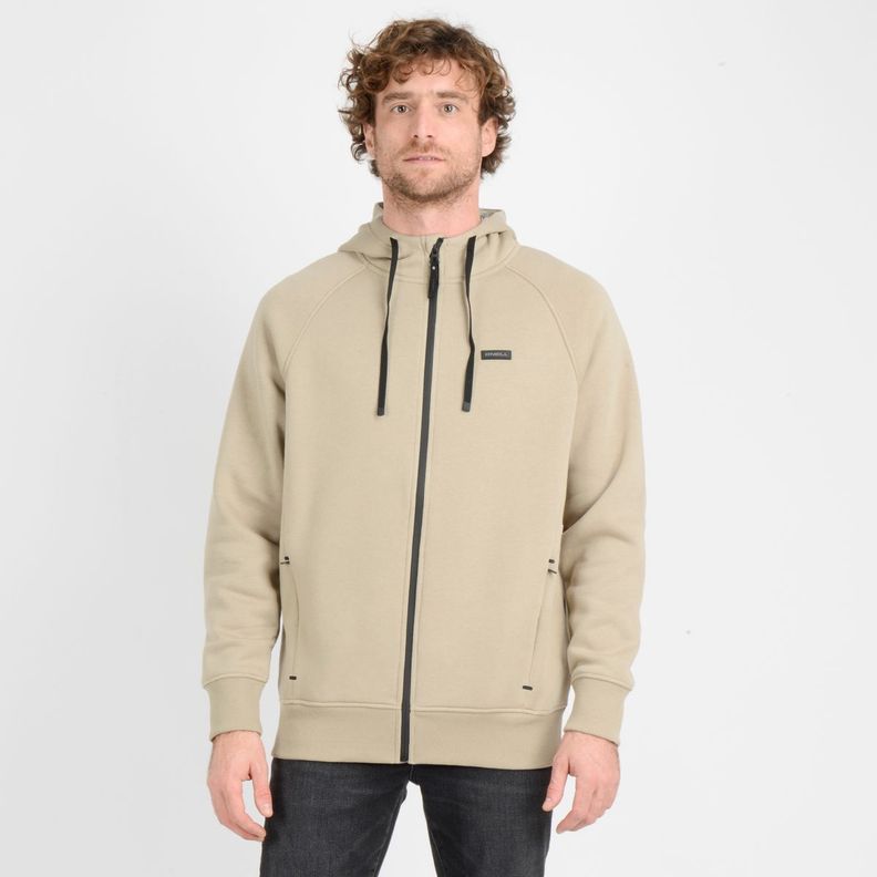 POLERON FULL ZIPER FREAK  BEIGE-0