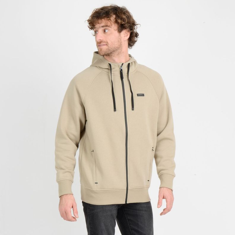 POLERON FULL ZIPER FREAK  BEIGE-3