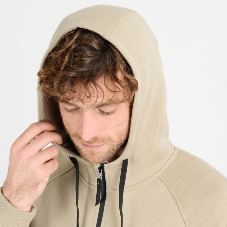 POLERON FULL ZIPER FREAK  BEIGE-5