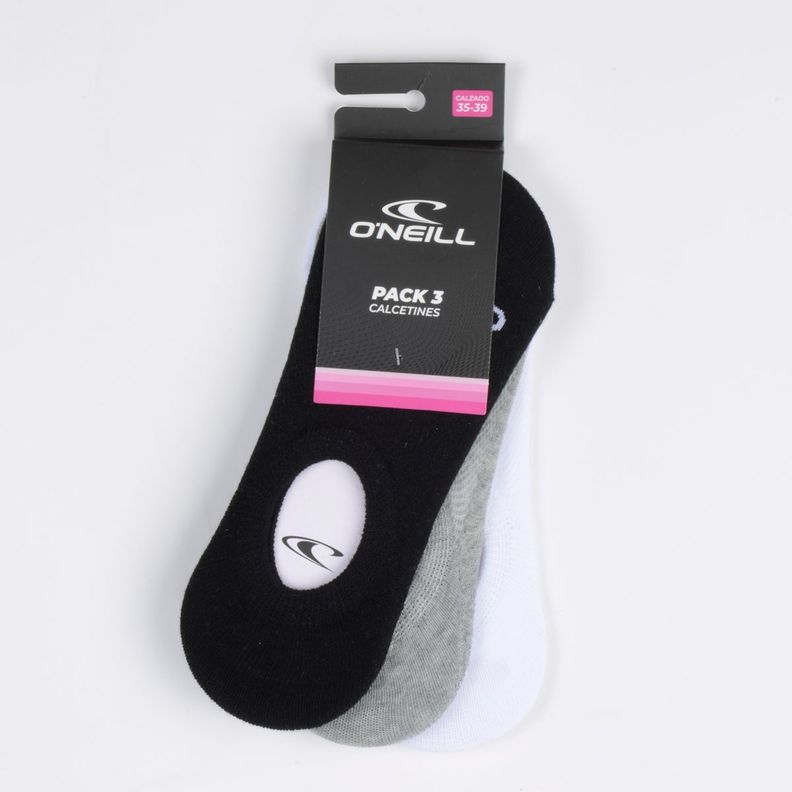 CALCETINES TRIPACK FOOTIE WOMAN TRICOLOR  SURTIDO-0