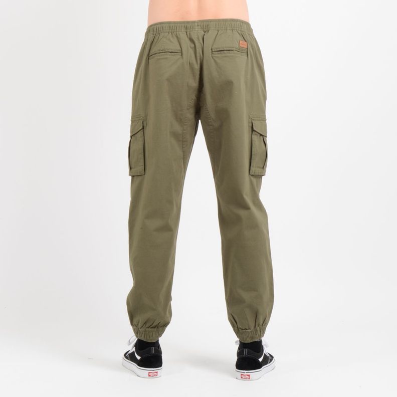 PANTALON DRIFT CARGO VERDE OSCURO-1