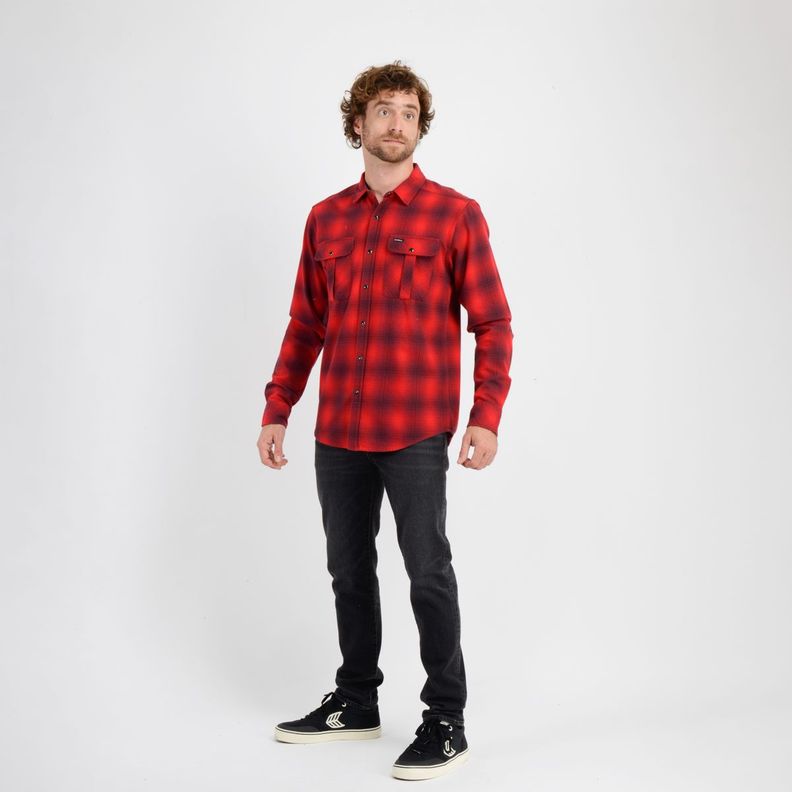 CAMISA FRANELA WINSLOW ROJO-2