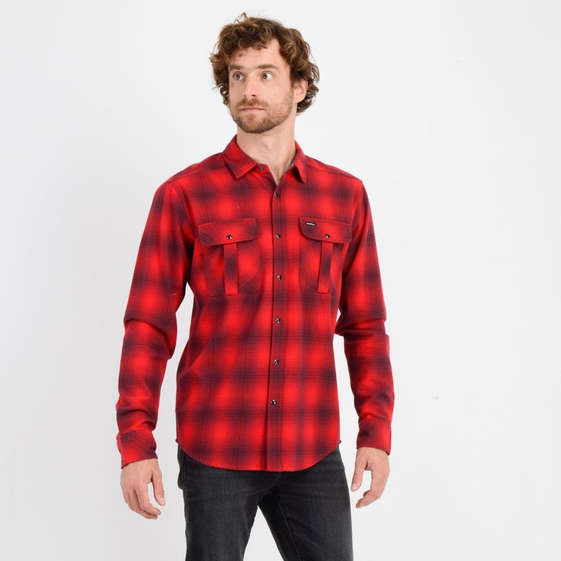 CAMISA FRANELA WINSLOW ROJO-3