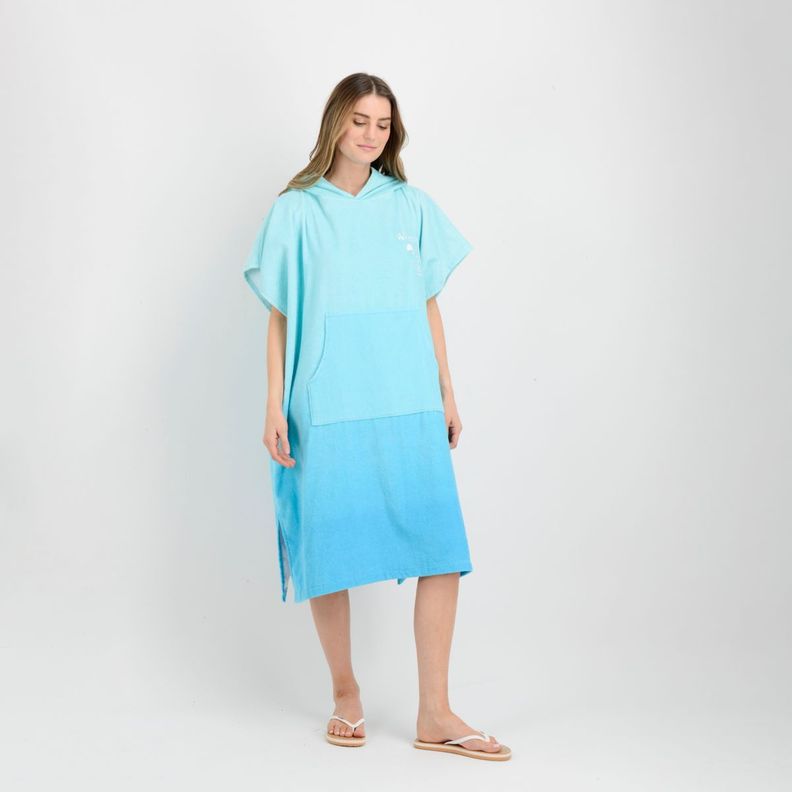 PONCHO TOALLA WOW AZUL-2