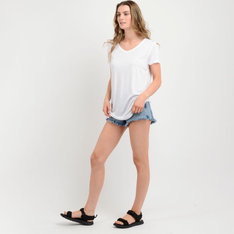 POLERA MANGA CORTA ESSENTIAL  BLANCO-1
