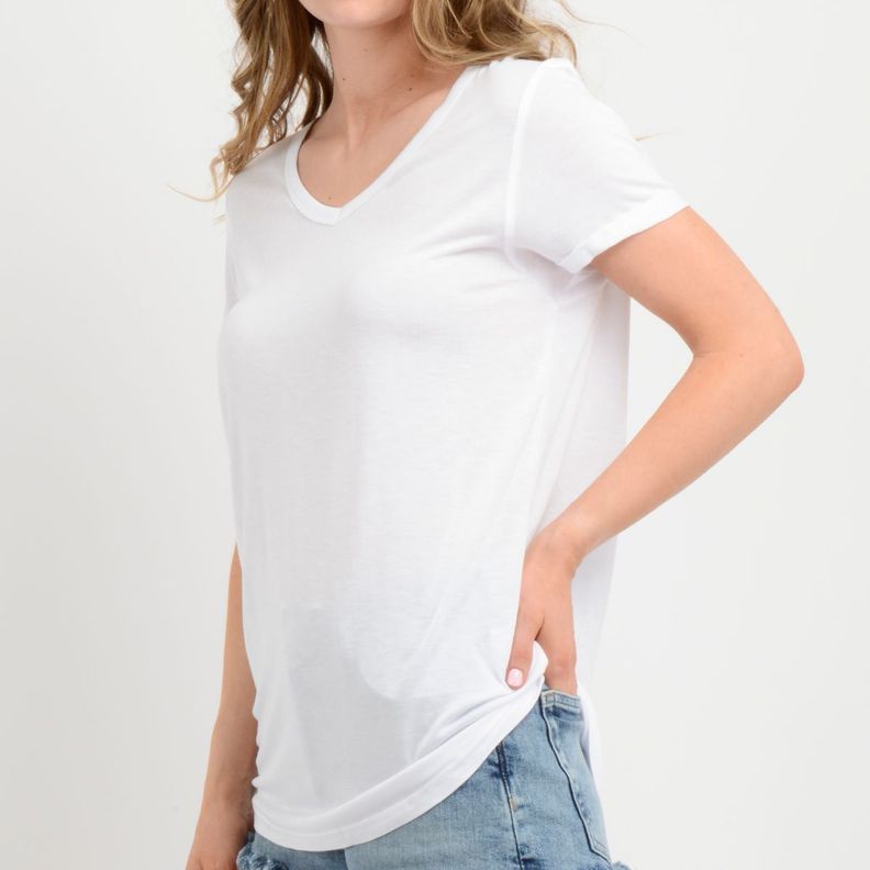 POLERA MANGA CORTA ESSENTIAL  BLANCO-5